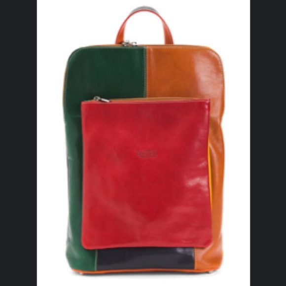 Valentina Bags Valentina Made In Italy Vachetta Leather Backpack